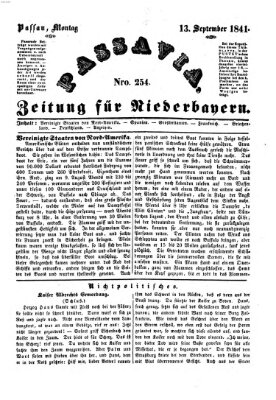 Passavia (Donau-Zeitung) Montag 13. September 1841