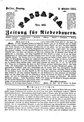 Passavia (Donau-Zeitung) Samstag 9. Oktober 1841