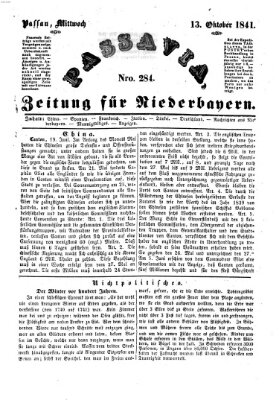 Passavia (Donau-Zeitung) Mittwoch 13. Oktober 1841