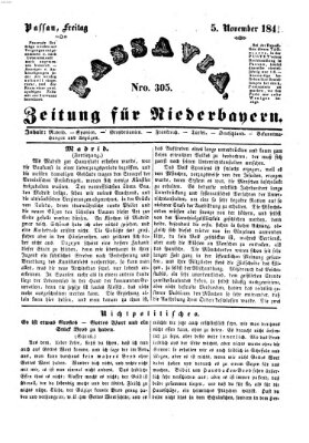 Passavia (Donau-Zeitung) Freitag 5. November 1841