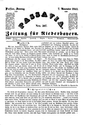 Passavia (Donau-Zeitung) Sonntag 7. November 1841