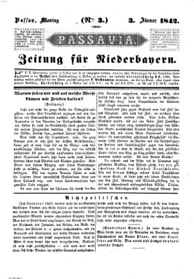 Passavia (Donau-Zeitung) Montag 3. Januar 1842