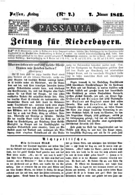 Passavia (Donau-Zeitung) Freitag 7. Januar 1842