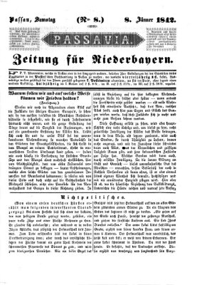 Passavia (Donau-Zeitung) Samstag 8. Januar 1842