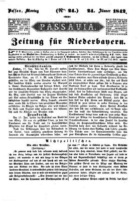 Passavia (Donau-Zeitung) Montag 24. Januar 1842