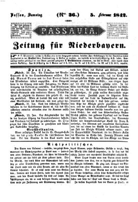 Passavia (Donau-Zeitung) Samstag 5. Februar 1842