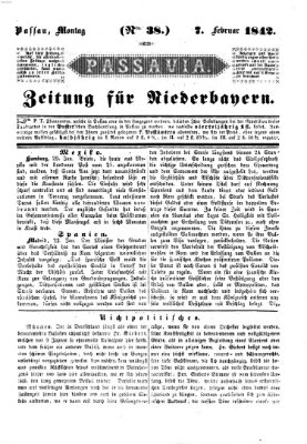 Passavia (Donau-Zeitung) Montag 7. Februar 1842