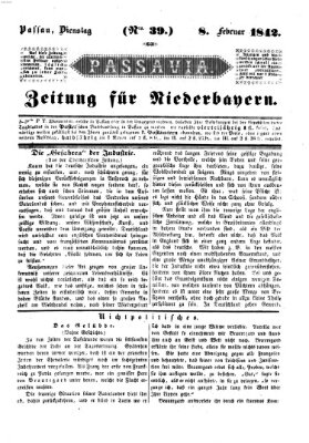 Passavia (Donau-Zeitung) Dienstag 8. Februar 1842