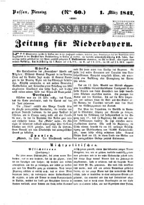 Passavia (Donau-Zeitung) Dienstag 1. März 1842