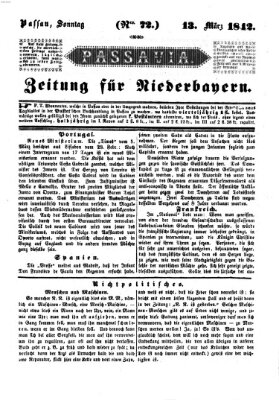 Passavia (Donau-Zeitung) Sonntag 13. März 1842