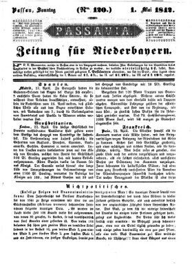 Passavia (Donau-Zeitung) Sonntag 1. Mai 1842