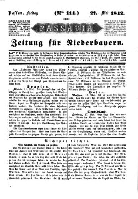 Passavia (Donau-Zeitung) Freitag 27. Mai 1842