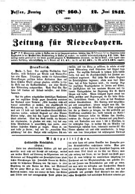 Passavia (Donau-Zeitung) Sonntag 12. Juni 1842