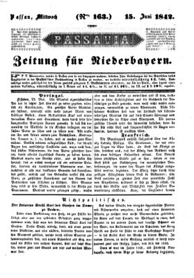 Passavia (Donau-Zeitung) Mittwoch 15. Juni 1842