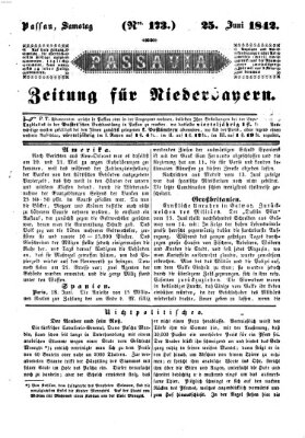 Passavia (Donau-Zeitung) Samstag 25. Juni 1842