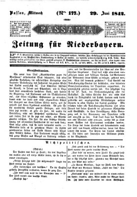 Passavia (Donau-Zeitung) Mittwoch 29. Juni 1842