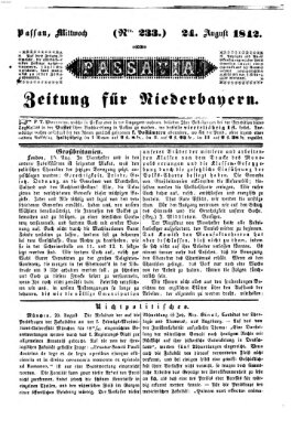 Passavia (Donau-Zeitung) Mittwoch 24. August 1842