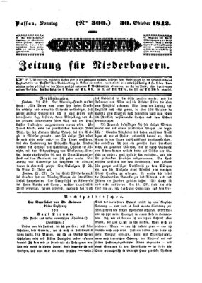 Passavia (Donau-Zeitung) Sonntag 30. Oktober 1842