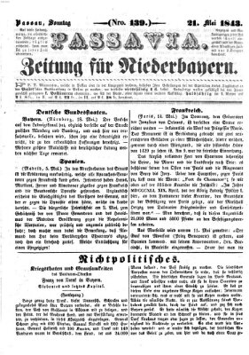 Passavia (Donau-Zeitung) Sonntag 21. Mai 1843