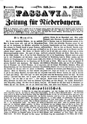 Passavia (Donau-Zeitung) Dienstag 23. Mai 1843