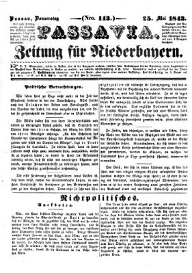 Passavia (Donau-Zeitung) Donnerstag 25. Mai 1843