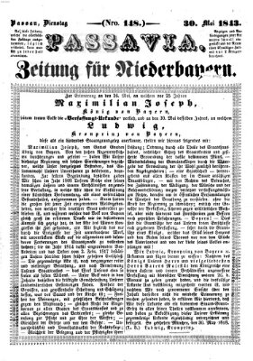 Passavia (Donau-Zeitung) Dienstag 30. Mai 1843