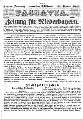 Passavia (Donau-Zeitung) Donnerstag 14. Dezember 1843