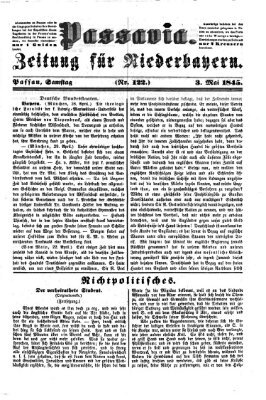 Passavia (Donau-Zeitung) Samstag 3. Mai 1845