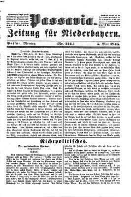 Passavia (Donau-Zeitung) Montag 5. Mai 1845