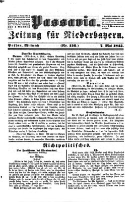 Passavia (Donau-Zeitung) Mittwoch 7. Mai 1845