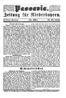 Passavia (Donau-Zeitung) Sonntag 11. Mai 1845