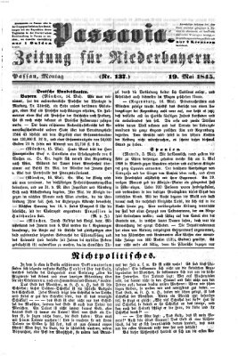 Passavia (Donau-Zeitung) Montag 19. Mai 1845