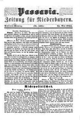 Passavia (Donau-Zeitung) Sonntag 25. Mai 1845