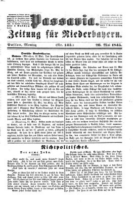 Passavia (Donau-Zeitung) Montag 26. Mai 1845