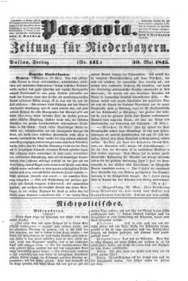 Passavia (Donau-Zeitung) Freitag 30. Mai 1845