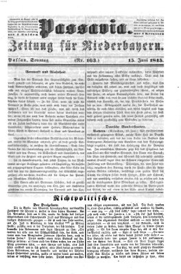 Passavia (Donau-Zeitung) Sonntag 15. Juni 1845