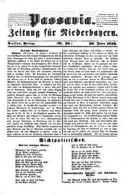 Passavia (Donau-Zeitung) Freitag 30. Januar 1846