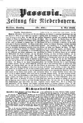 Passavia (Donau-Zeitung) Samstag 2. Mai 1846