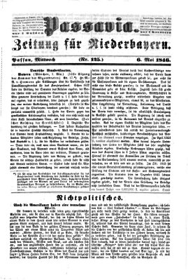 Passavia (Donau-Zeitung) Mittwoch 6. Mai 1846