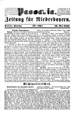 Passavia (Donau-Zeitung) Sonntag 10. Mai 1846