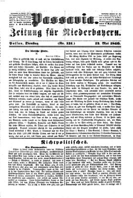 Passavia (Donau-Zeitung) Dienstag 12. Mai 1846