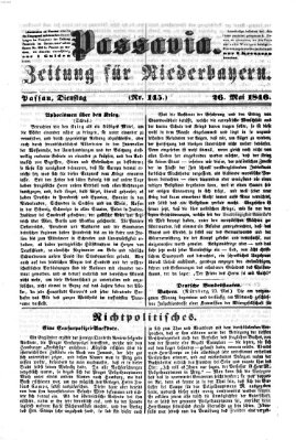 Passavia (Donau-Zeitung) Dienstag 26. Mai 1846