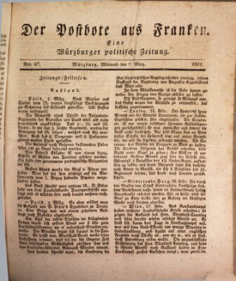 Der Postbote aus Franken Mittwoch 7. März 1832