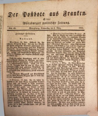 Der Postbote aus Franken Donnerstag 8. März 1832