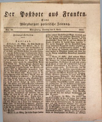 Der Postbote aus Franken Sonntag 8. April 1832