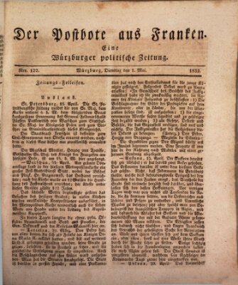 Der Postbote aus Franken Dienstag 1. Mai 1832