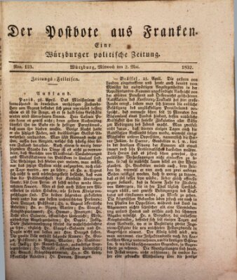 Der Postbote aus Franken Mittwoch 2. Mai 1832