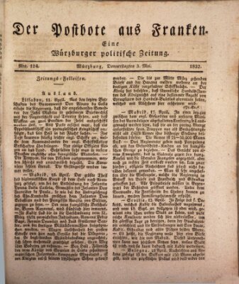 Der Postbote aus Franken Donnerstag 3. Mai 1832