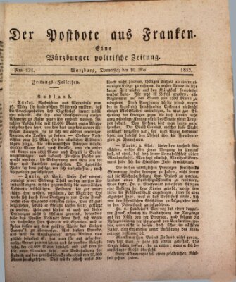 Der Postbote aus Franken Donnerstag 10. Mai 1832