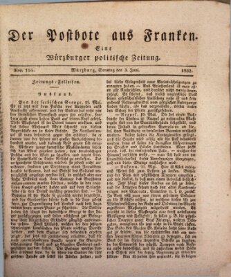 Der Postbote aus Franken Sonntag 3. Juni 1832